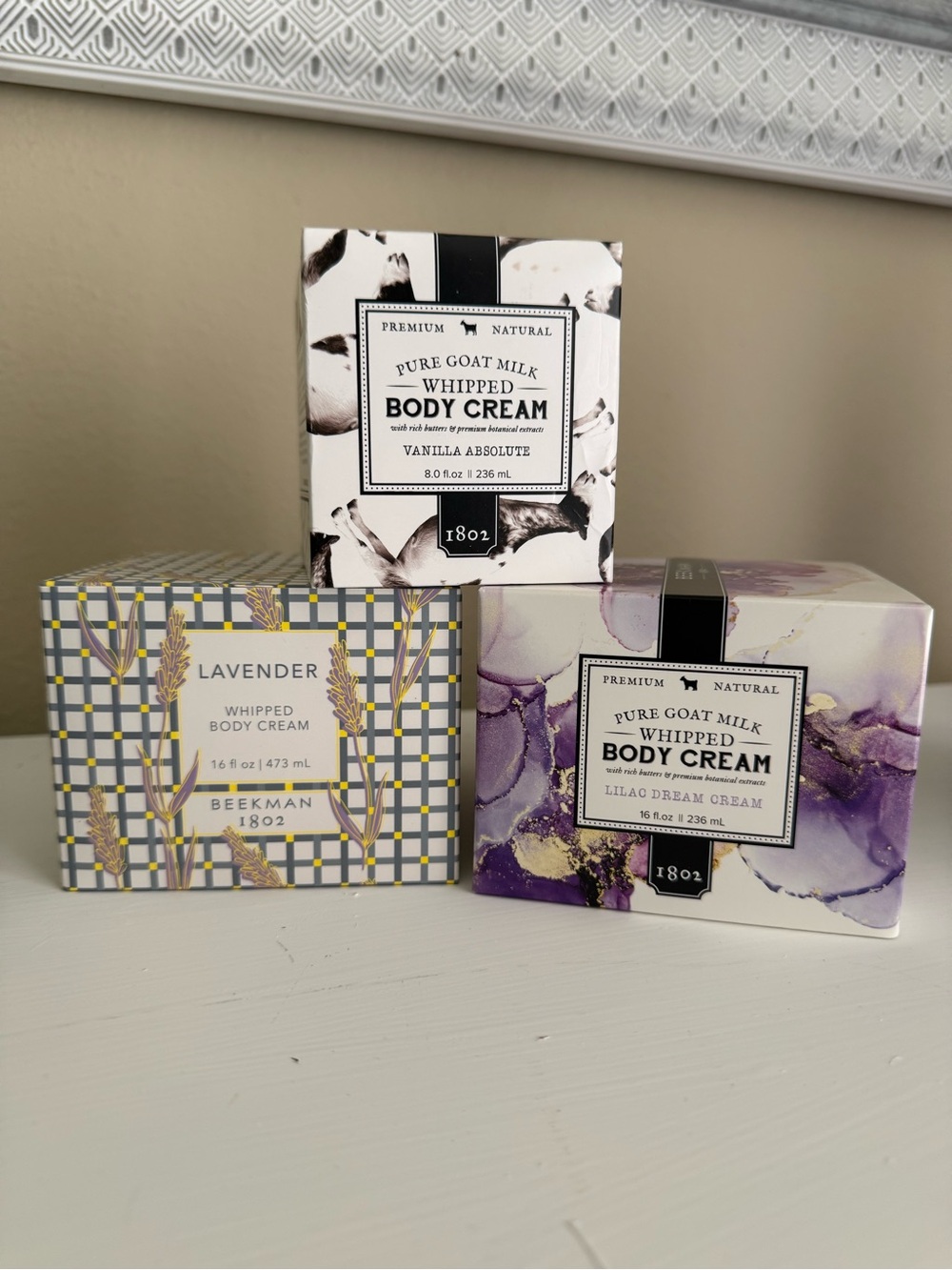 ✨ Beekman 1802 Pure Goat Milk Whipped Body Creams – New in Original Packaging! ✨